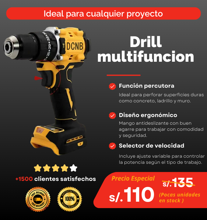 Drill ,multifuncional